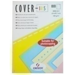Canson Tapa De Encuadernar Canson Cover-Iris A4 Cartulina 185 G Blanco Caja De 100
