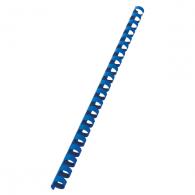 Canutillo plástico DIN A4 GBC 12 mm (Caja 100), azul