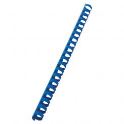 Canutillo plástico DIN A4 GBC 16 mm (Caja 100), azul