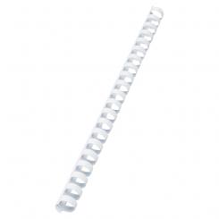 Canutillo plástico DIN A4 GBC 16 mm (Caja 100), blanco
