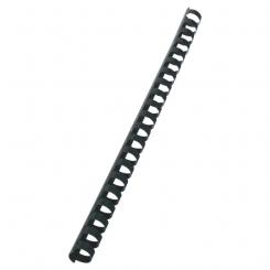 Canutillo plástico DIN A4 GBC 16 mm (Caja 100), negro