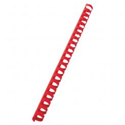 Canutillo plástico DIN A4 GBC 16 mm (Caja 100), rojo