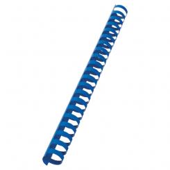Canutillo plástico DIN A4 GBC 22 mm (Caja 100), azul
