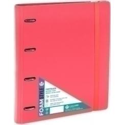Carchivo Carpebloc Carchivo Foam Style Pp A4 4 An.Mixtas 35Mm Con Rec. 120 Hj. Cuadric.4X4 Rojo