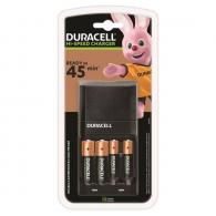 CARGADOR PILAS DURACELL 2 PILAS RECARGABLES AA DE 1700 MAH + 2 PILAS AAA DE 750 MAH