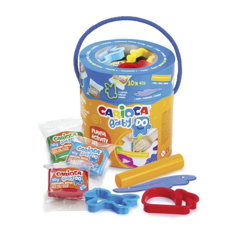 CARIOCA Playset pasta de modelar BABY DO, 16 uds (+12 meses)