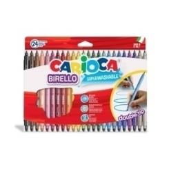 Carioca Rotulador Fibra Carioca Birello Doble Caja De 24