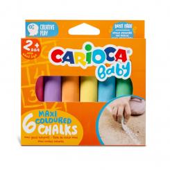 CARIOCA TIZAS MAXI MULTICOLOR BABY CAJA 6 (+2 años)