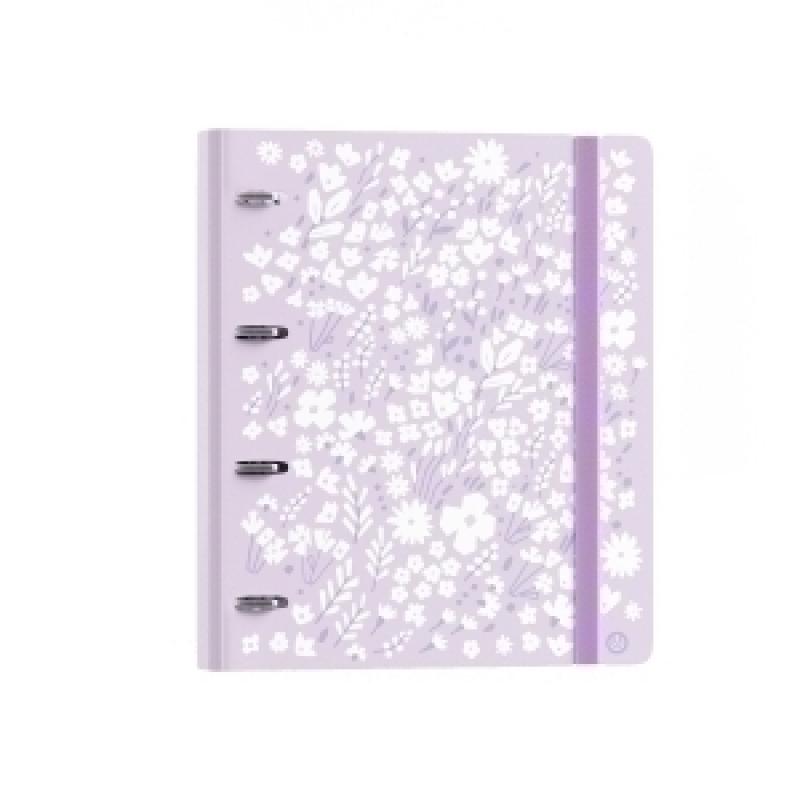 carpebloc-carchivo-foam-360-print-pp-a4-4-anillas-mixtas-35mm-con-rec-100-hj-cuadric5x5-malva