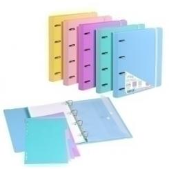 Carpebloc Carchivo Soft Pp Foam A4 4 An.Mixtas 35Mm Con Rec. 100 Hj. Cuadric.4X4 Rosa