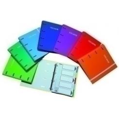 Carpebloc Pacsa Exclusive Carton Forrado Soft A4 4 An.Mixtas 25Mm Con Rec. 120 Hj. Cuadric.5X5 + 5 Separadores Surtido (8 Col.)