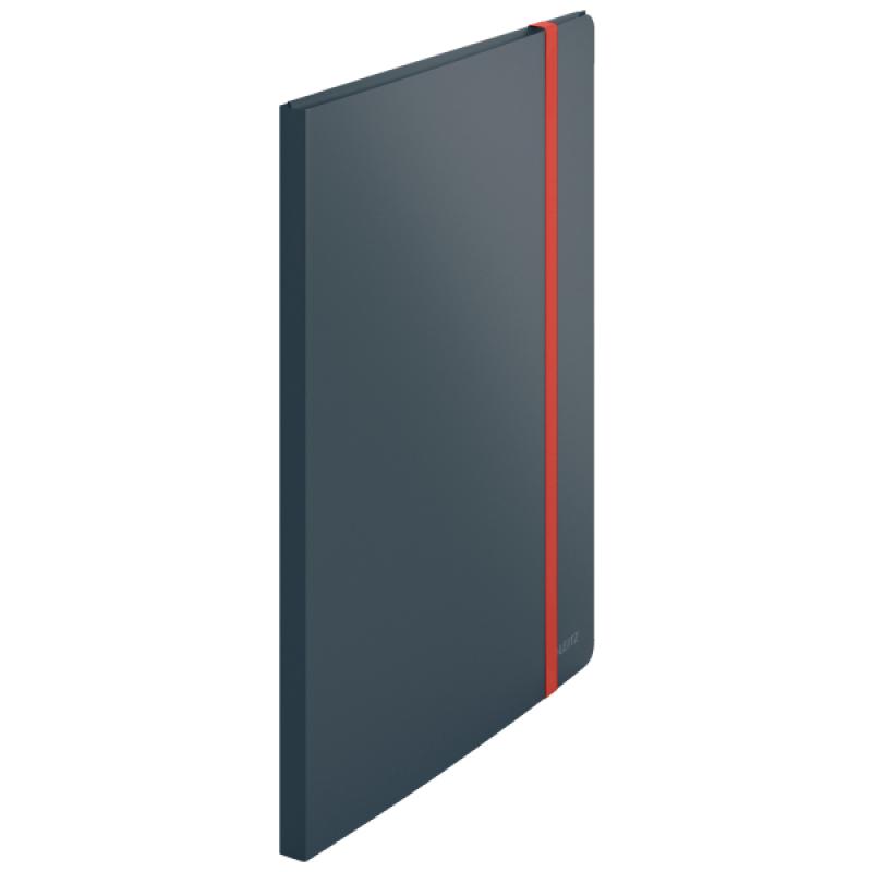 carpeta-20-fundas-leitz-cosy-plus-con-3-solapas-y-cierre-con-goma-din-a4-gris