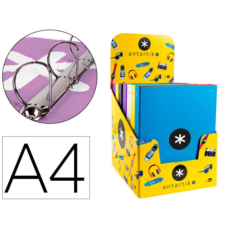 carpeta-4-anillas-40-mm-mixtas-liderpapel-antartik-a4-forrada-colores-surtidos