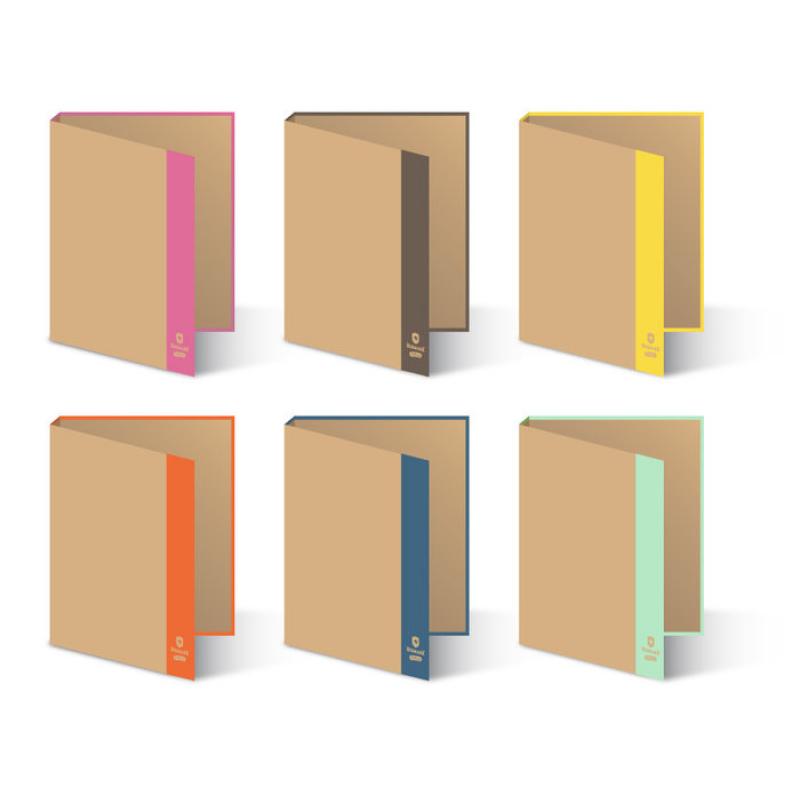 Carpeta 4 Anillas Color Natural Bismark