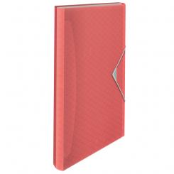 Carpeta acordeón ESSELTE ColourBreeze PP. Con 6 separadores, coral