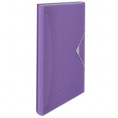 Carpeta acordeón ESSELTE ColourBreeze PP. Con 6 separadores, lavanda