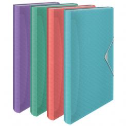Carpeta acordeón ESSELTE ColourBreeze PP. Con 6 separadores, surtidos