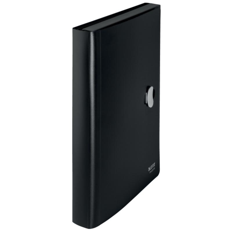 carpeta-acordeon-leitz-recycle-pp-5-compartimentos-expandibles-mas-1-frontal-fijo-din-a4-negro