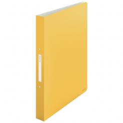 Carpeta anillas LEITZ Cosy, 2 x 25mm RR, DIN A4, amarillo