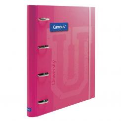Carpeta Campus Soft 4 anillas 35 mm Recambio Fucsia