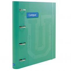 Carpeta Campus Soft 4 anillas 35 mm Recambio Verde