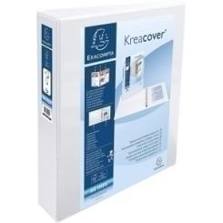 Carpeta Canguro Exacompta Kreacover A4 Maxi 4 An.Mixtas 40Mm Blanco