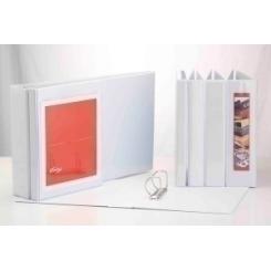 Carpeta Canguro Pardo Pvc A4 2 An.Mixtas 40Mm Blanco