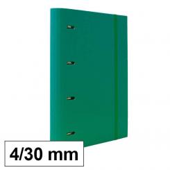 Carpeta Carton Plus 4 anillas 30 mm Recambio  Verde
