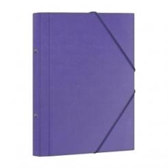 Carpeta Clasificadora Dohe Carton Plastif. Fº 12 Dptos.Gomas Y Solapa Morado