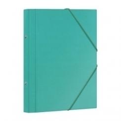 Carpeta Clasificadora Dohe Carton Plastif. Fº 12 Dptos.Gomas Y Solapa Verde Claro