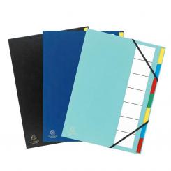 Carpeta clasificadora Exacompta Harmon.7 Departamentos colores surtidos