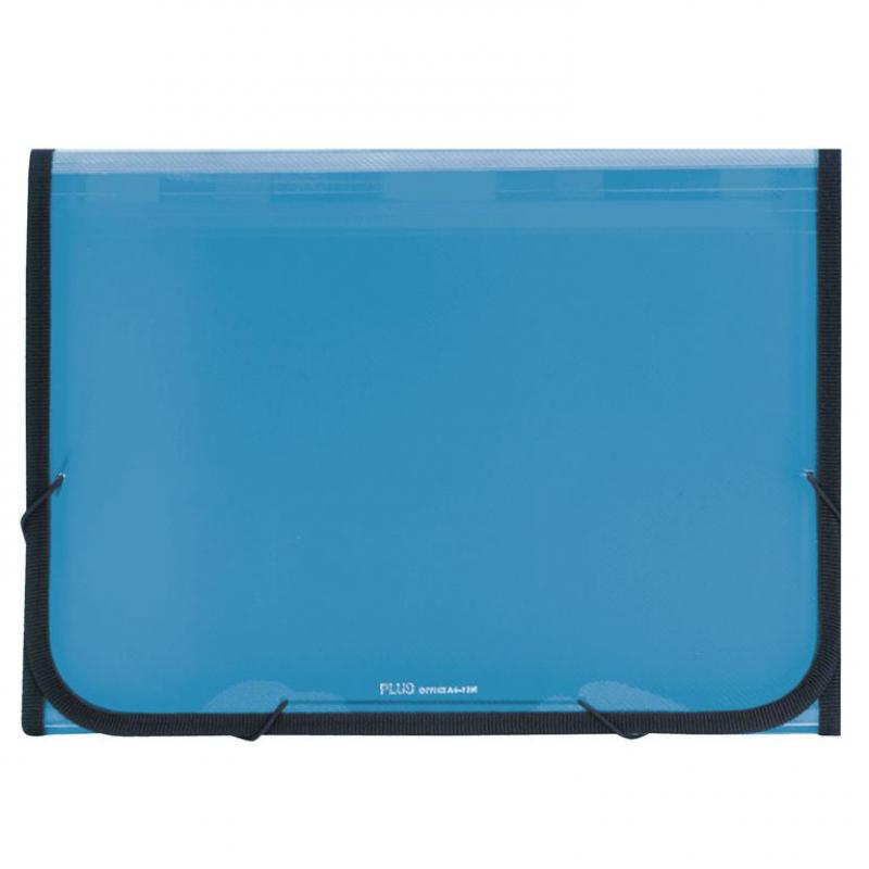 carpeta-clasificadora-plus-pp-goma-12-departamentos-traslucida-azul
