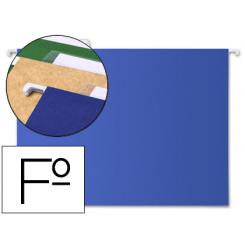 Carpeta colgante LIDERPAPEL folio azul