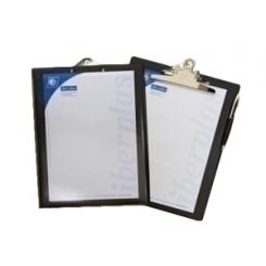 Carpeta Con Pinza Portablocks Iberplas Pvc Fº Negro (Pinza Gigante)