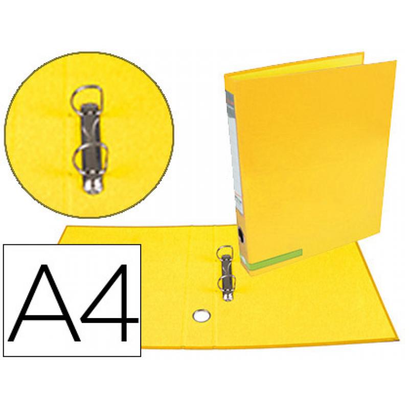 carpeta-de-2-anillas-25-mm-mixtas-liderpapel-a4-forrado-color-system-con-ollao-y-tarjetero-amarillo