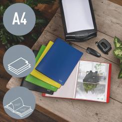 Carpeta de 20 fundas LEITZ Recycle. PP. DIN A4, verde