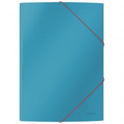 Carpeta de 3 solapas LEITZ Cosy. DIN A4. Cartón, azul