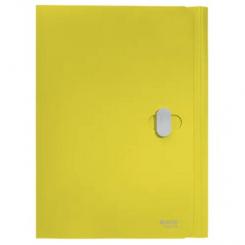 Carpeta de 3 solapas LEITZ Recycle. PP. Con 3 solapas. DIN A4, amarillo