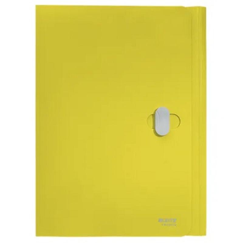 Carpeta de 3 solapas LEITZ Recycle. PP. Con 3 solapas. DIN A4, amarillo