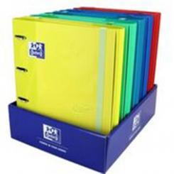 Carpeta de 4 anillas Oxford con Recambio Colores vivos