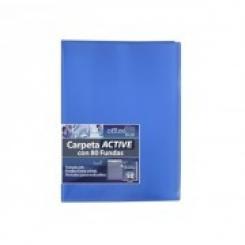 Carpeta Office Box de 80 Fundas A4 Azul SUPRA198