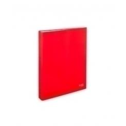 Carpeta De Anillas Carchivo Luz Carton Plastificado Brillo Fº-Xl 2 anillas Redonda 40Mm Fucsia