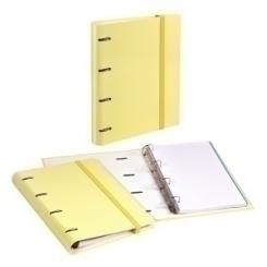 Carpeta de anillas Carchivo Soft A4 4 anillas 100 H Amarillo