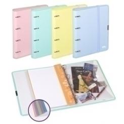 Carpeta de anillas Carchivo Soft A4 4 anillas 120H Rosa Pastel
