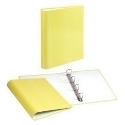 Carpeta De Anillas Carchivo Soft Carton Plastificado Brillo A4 4 An.Mixta 40Mm Amarillo