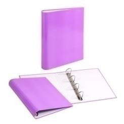 Carpeta De Anillas Carchivo Soft Carton Plastificado Brillo A4 4 An.Mixta 40Mm Malva