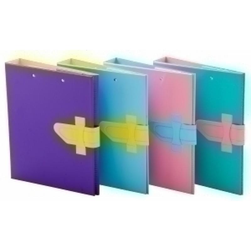 carpeta-de-anillas-con-pinza-miniclip-superior-iberplas-pvc-escolar-fº-4-an40mm-con-trabilla-colores-mix