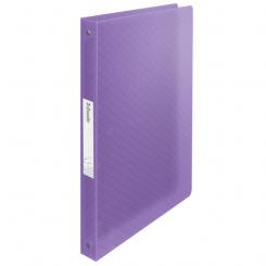 Carpeta de anillas ESSELTE ColourBreeze PP. 4 anillas redondas de 25 mm. DIN A4, lavanda