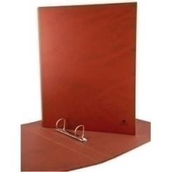 Carpeta De Anillas Mariola Carton Forrado Sc Fº 4 An.Mixtas 25Mm Cuero