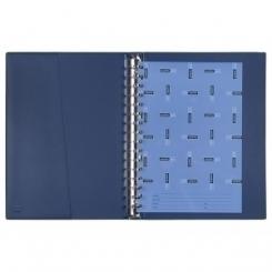 Carpeta De Anillas Multifin Alfa Pvc 3005 Fº 16 An.24Mm Azul